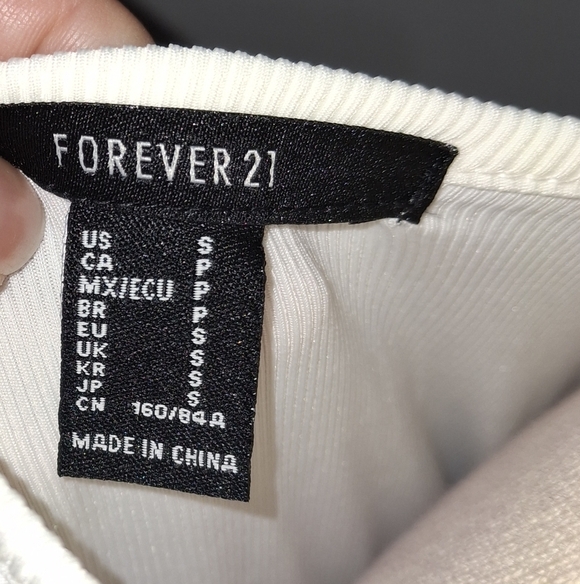 Soft White/ Sexy Sides/Bodysuit- W Sz Small - Picture 4 of 5